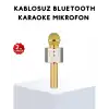 Karaoke Mikrofonu Bluetooth Usb Aux Girişli Yankı Efektli