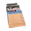 Karışık Desenli Şifon Fular 50 cm