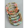 Karışık Figürlü Küp Kristal Bileklik