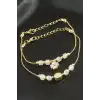 Karışık Küp Kristal Bileklik