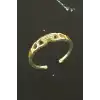 Karışık Lüx Taşlı Çelik Eklem Yüzük 1 Adet