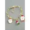 Karışık Zincir Yılbaşı Bilekliği