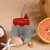 Karpuz Tasarımlı Kupa Bardak