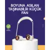 Katlanabilir Asılabilir Mini Fan USB Şarjlı 3 Kademeli Sessiz