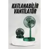 Katlanabilir Teleskopik Şarjlı Fan Masaüstü Soğutucu Vantilatör