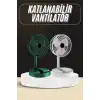 Katlanabilir Usb Şarjlı Masaüstü Soğutucu Mini Fan Telefon Tutucu