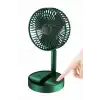 Katlanabilir Usb Şarjlı Masaüstü Soğutucu Mini Fan Telefon Tutucu