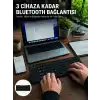 Katlanır Bluetooth Klavye Telefon Tablet Laptop Uyumlu Kablosuz Klavye
