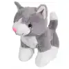 Kedi Peluş Gri 36 cm