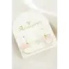 Kelebek Mineli Küpe