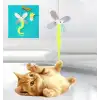 Kelebek Model Elastik Kendinden Yapışkanlı Kedi Oyun Oltası