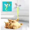 Kelebek Model Elastik Kendinden Yapışkanlı Kedi Oyun Oltası