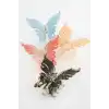 Kelebek Renkli Mandal Toka 9 cm