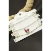 Kelebek Zincir Bileklik 3 Adet