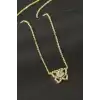 Kelebek Zirkon Taşlı Kolye
