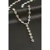 Kelebek Zirkon Taşlı Y Kolye