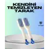 Kendini Temizleyen Ergonomik Saç Tarağı – ABS Gövde, Silikon Diş
