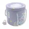 Kilitli Metal Yuvarlak Kumbara - S-258