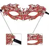 Kırmızı Dantel Masquerade Maskesi 5 No