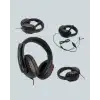 Kırmızı  Headset Mikrofonlu Sağlam Kablolu Konforlu