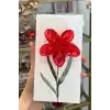 Kırmızı Lotus Toka 8 cm (Kartsız)
