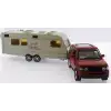 Kırmızı Metal Araçlı Karavan Mk1021