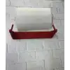 Kırmızı Peçete Askısı Mutfak Duvar Tipi Peçetelik Organizer