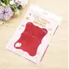 Kırmızı Simli Fon Perde 1x2 M