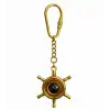 Klasik Pirinç Dümen Tasarım Anahtarlık