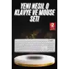 Klavye Mouse Seti Sessiz Kablosuz Türkçe TV  PC Uyumlu