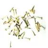 Klips, Menteşe, Ayağı Çivisi 7mm Çelik - Sarı 100gr