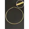 Kobra Zincir Çelik Kolye 45 cm