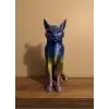 Koyu Rainbow Kedi Biblo Modern Salon ve Raf Dekoru