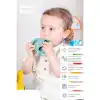 Koyu Yeşil Bebek Silikon Diş Kaşıyıcı