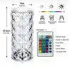 Kristal LED Kumandalı Ve Dokunmatik Masa Lambası