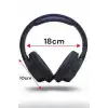 Kulak Üstü Bluetooth Kulaklık Ayarlanabiilir Uzun Pil Ömrü Kablosuz 5.0 Bluetooth