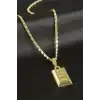 Külçe Şekilli Uçlu Kolye