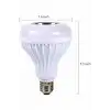 Kumandalı Rgb Led Işık Bluetooth Hoparlör Ses Lambası Renkli Ampul