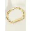 Künye Çelik Bileklik (İsim Yazılabilir) 4 cm