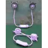 Kuromi Şarjlı Boyun Fanı Vantilatör 2 Kademeli Model 1