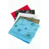 Kuru Kafa Desenli Keten Bandana 50*50