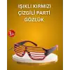 Kutlama ve Etkinliklere Özel LED Işıklı Gözlük