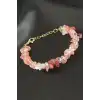 Kuvars Kırık Doğaltaş Bileklik