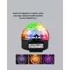 Led Disko Küresi Bluetooth Hoparlörlü Ritimle Senkronize Döner Işıklı
