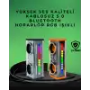 LED Işık Efektli Taşınabilir Bluetooth Hoparlör