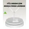 LED Işıklı Masa Lambası – Göz Yormayan, Kısılabilir ve Esnek Başlıklı