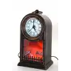 LED Işıklı Saatli Şömine - Model 1