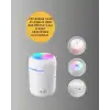 Led Işıklı Sessiz Masaüstü Nemlendirici – 3 Buhar Modu