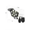 Led Lamba-güneş Paneli Destekli Uzaktan Kumandalı Solar Led Lamba
