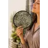 Leopar Desenli Kore Yelpaze 20 cm